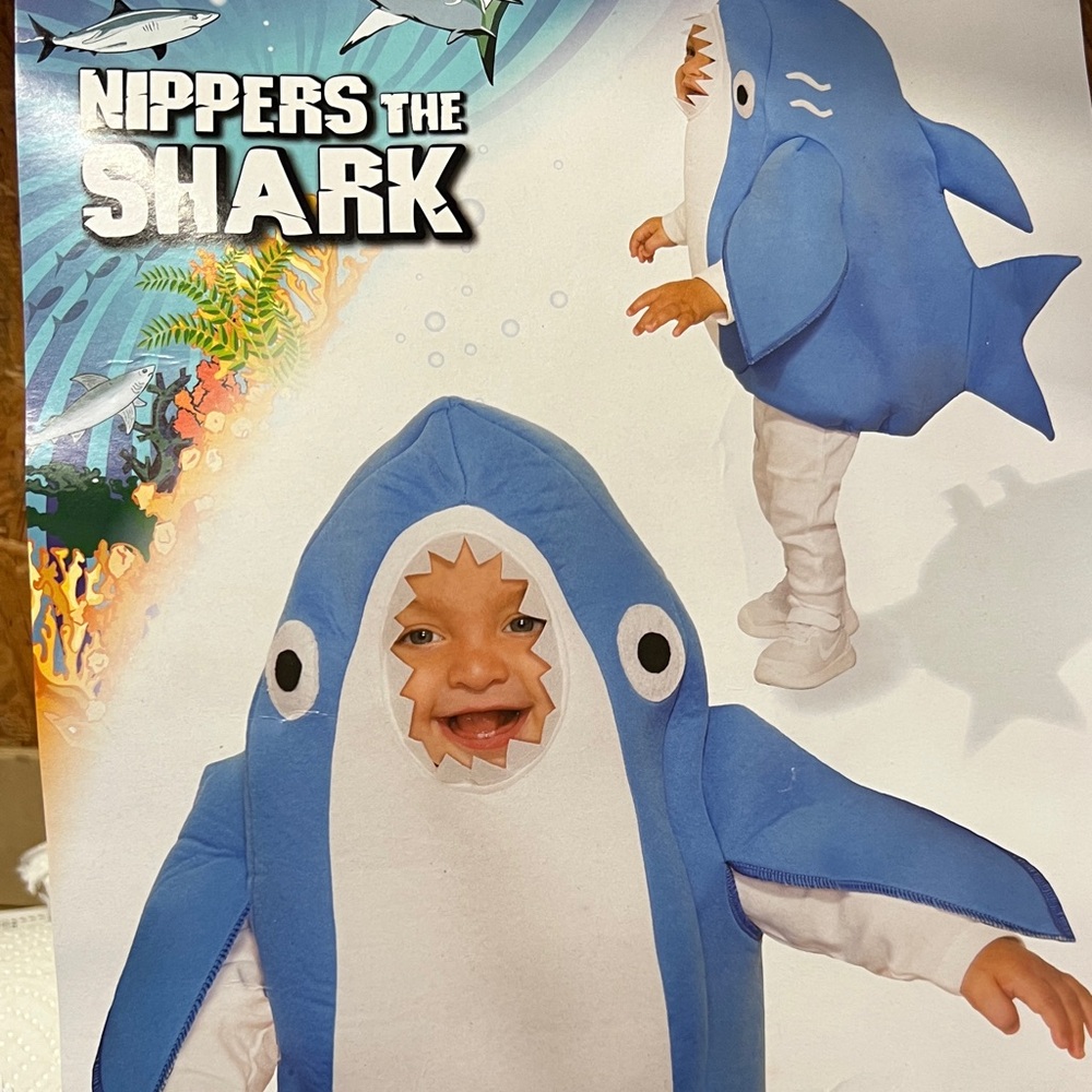 Nippers the Shark Kids Costume - Blue